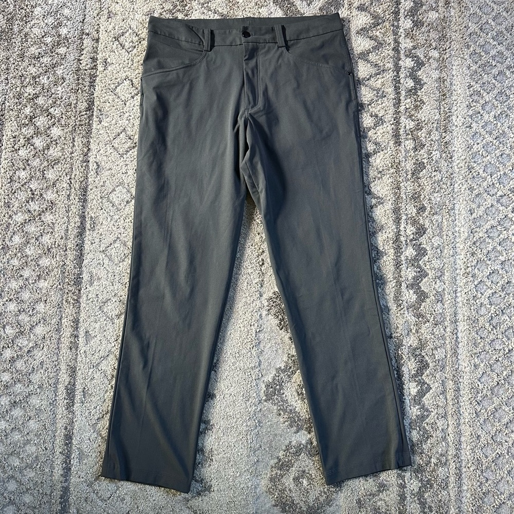 Lululemon Gray ABC Commission Pants 34x31
